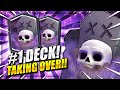 The NEW #1 TRENDING Deck in Clash Royale!! Graveyard is TAKING OVER!!