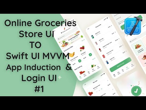 #1 Online Groceries Shop App with MVVM in SwiftUI | Native iOS Development Complete Tutorial