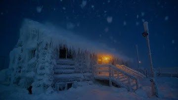 Blizzard Wind & Heavy Snowstorm Ambience | Powerful Winter Storm Sounds for Deep Sleep