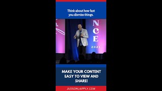 Consumable and Shareable Content
Consumable and shareable is the name of the game when it comes to content! Don’t try to get too complex with it–or people will literally just scroll on.
Want to learn more about what I can bring to your next function? Visit JudsonLaipply.com.
.
.
.
#JudsonLaipply #InspirationalComedy #KeynoteSpeaker #MotivationalSpeaker #YouTubeCelebrity #LaughterAndInspiration #ComedyWithPurpose #EnergizeYourEvent #LiveInspired #InspirationThroughHumor #DynamicSpeaker #LaughAndLearn #MotivationAndLaughter #InspirationalComedian #AudienceEngagement #EventSpeaker #CorporateEntertainment #EmceeWithEnergy #StruggleBus #Evolving #EmbracingChange #LeadYourEvolution #EvolutionOfDance Consumable and Shareable Content