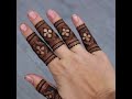 Beautiful fingers mehandi designs shorts youtubeshortstrending latestmehndi viralshort