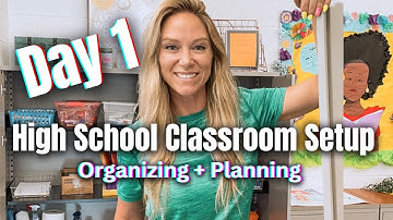 2023-2024 Organization, Arrangement | CLASSROOM SETUP DAY ONE | High School ELA Teacher