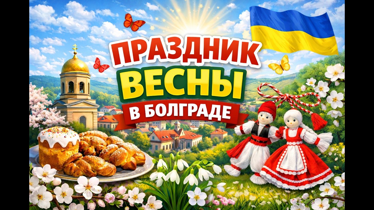Праздник весны в Болграде 01 марта 2026 г.