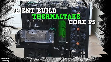 Client build Custom Watercooled Thermaltake Core P5 Gaming PC Build - Liquidcooled pc mod PART 2/3