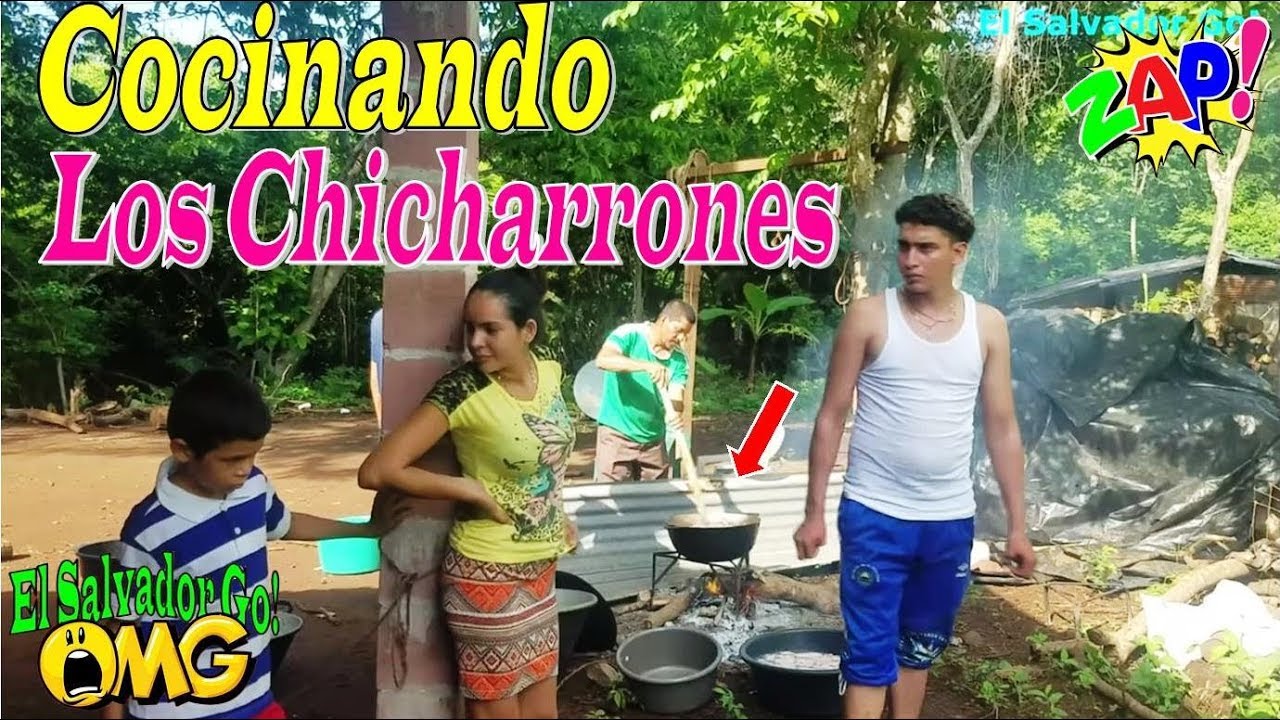 mexicano restaurant Cocinando Los Chicharrones En El Campo - ¡Vamos a Comer Un Cerdo! Parte 11 | El Salvador Go