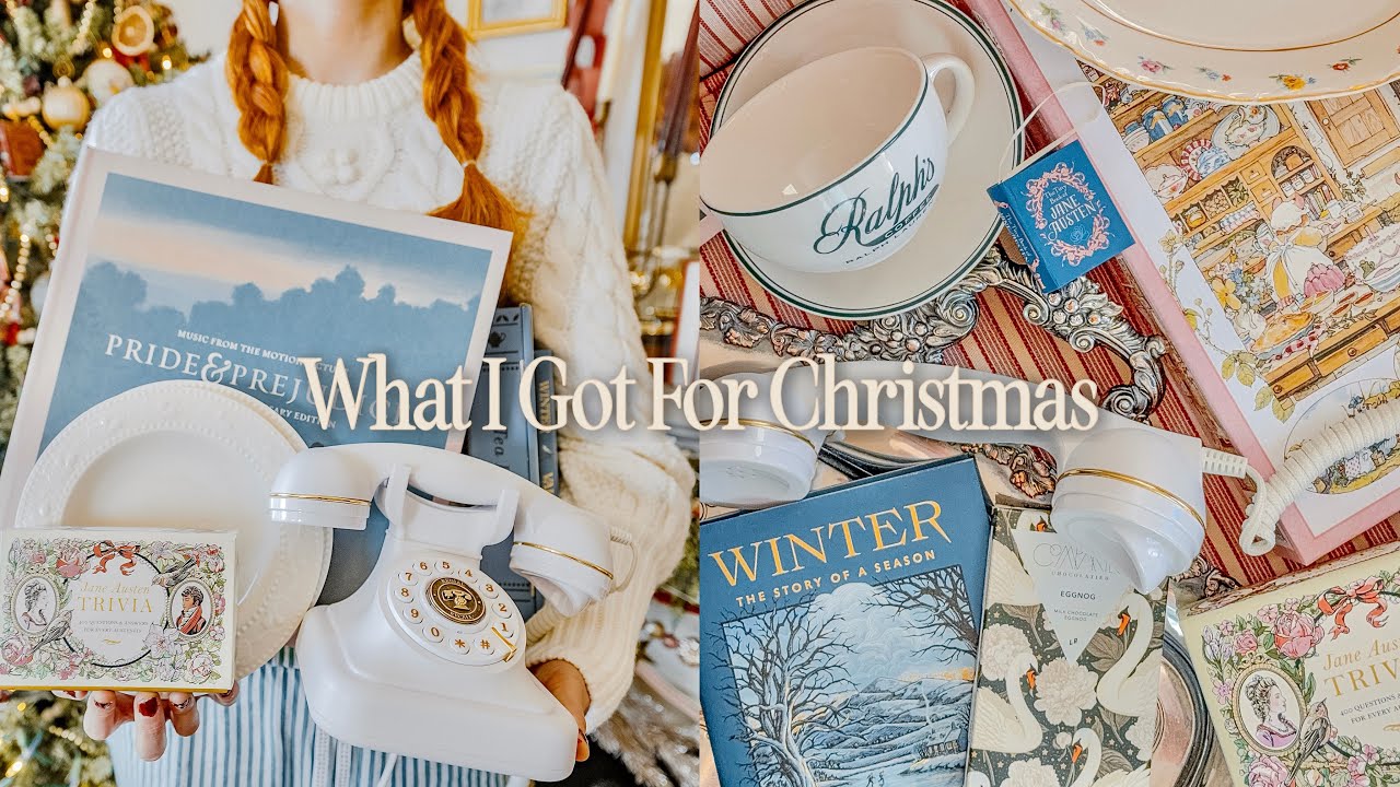 What I Got For Christmas 2025 📖✨ cozy, bookish & analog