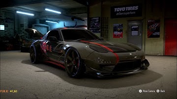 Need for speed 2015 | Mazda RX7 customization and wrap design paint job