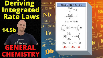 14.5b Derivation of the Integrated Rate Laws | General Chemistry