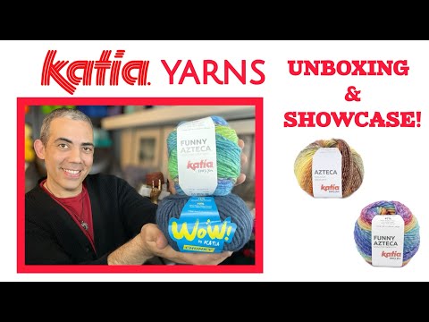 Yarn Unboxing Showcase Katia Yarns KatiaYarnsFabrics
