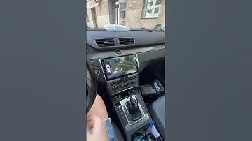 Volkswagen Passat b7 android gps radio, with original rear camera reverse OEM #android #gps #radio