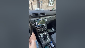 Volkswagen Passat b7 android gps radio, with original rear camera reverse OEM #android #gps #radio