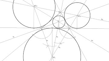 How to Draw the Excircles and the Incircle of any given Triangle - Excenters & Incenter