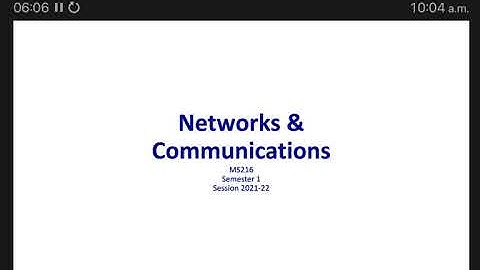 [Week4] Computer Networks and Communication: Web Cache SMTP DNS Video Streaming