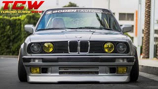 BMW E30 Bagged on BBS Rs Rims Custom Interior Project Car by Garrett