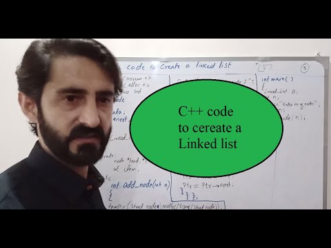 linked list implementation in C/C++ || creation of linked list || data ...