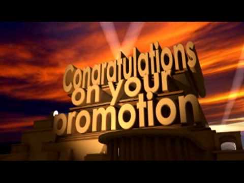 Congratulations on your promotion