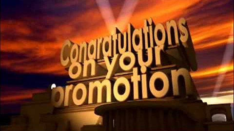 Congratulations on your promotion