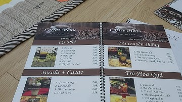 In Menu giấy bồi dày