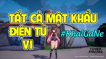 All Electronic Lock Password Tower of Fantasy