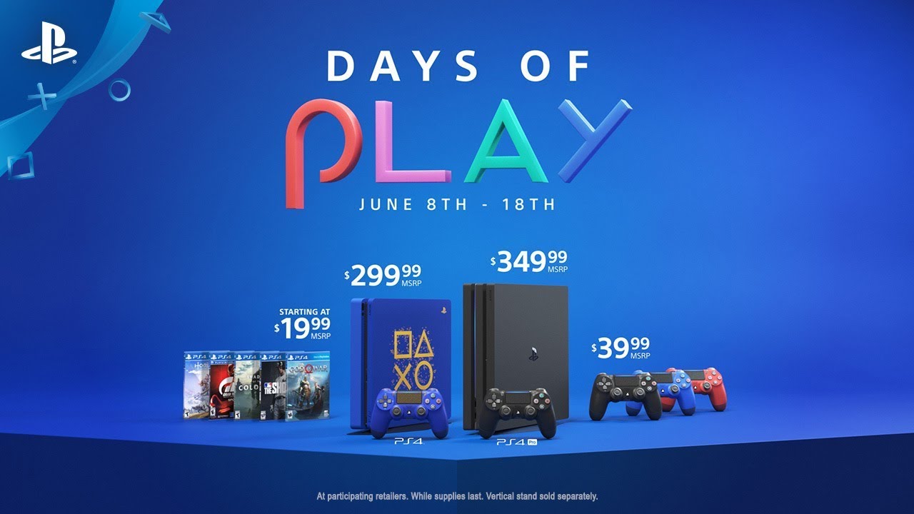 days of play ps4