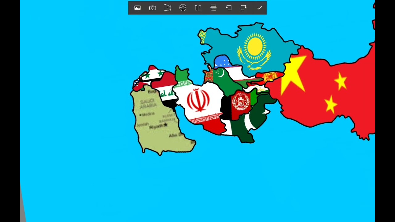 Mapa da Ásia( demorou muito deixem o Iike e se inscrevam isso me ajuda muito)