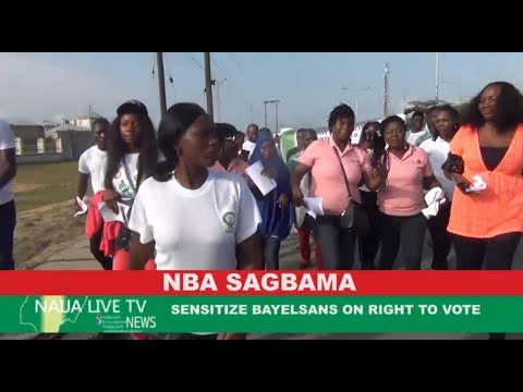 Right to Vote: NBA Sagbama Sensitize Bayelsans