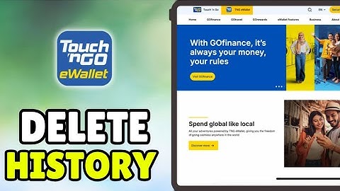 How To Delete Transaction History In TNG eWallet 2025 - Delete TNG Transaction History (Mobile/PC)