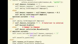 Partie n°22 cours initiation Python
