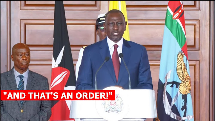 Listen to President Ruto fresh orders to KDF after Gachagua attempted Coup on Wednesday!