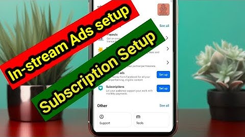 Facebook In-stream Ads setup। Subscription setup। #trending #youtube #trendingvideo #facebook #tech