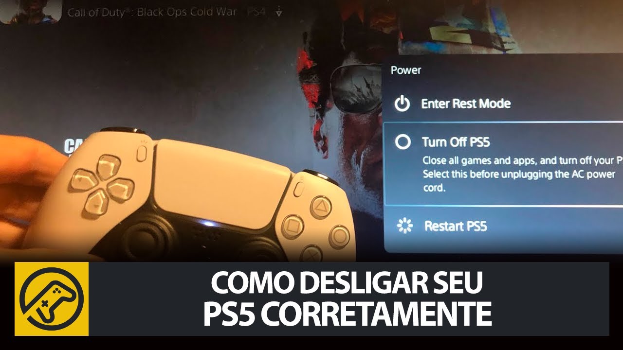 DICA: Como desligar seu PS5 CORRETAMENTE - YouTube