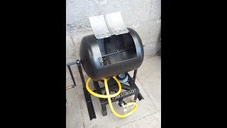 COMO HACER TOSTADOR ARTESANAL DE GRANOS PASO A PASO PARTE 1 DE 2 - YouTube