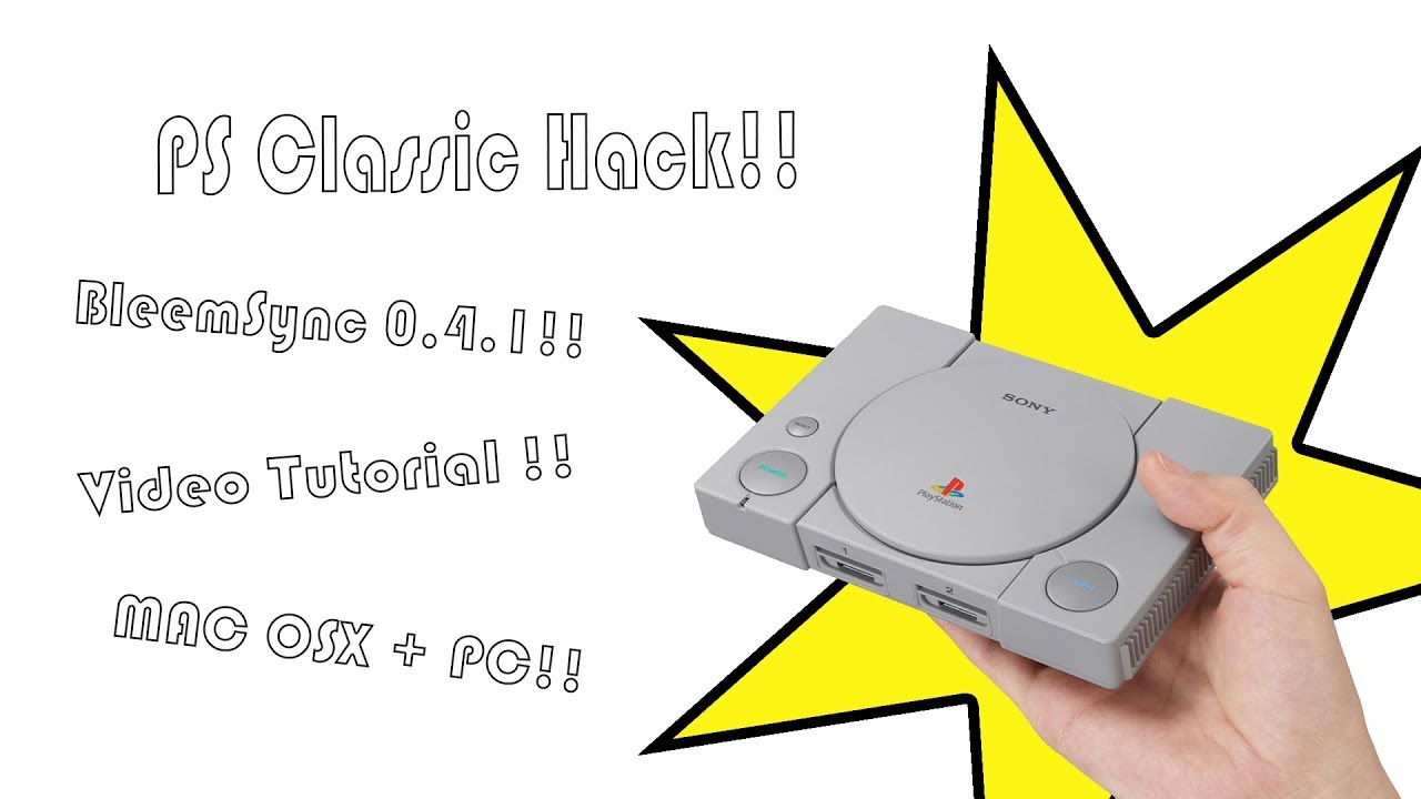 HOW TO  Add Cheat Codes to your Hacked Playstation Classic! Gameshark on  BleemSync 0.4.1 