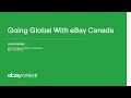 Fundamental training sessions going global with ebay canada