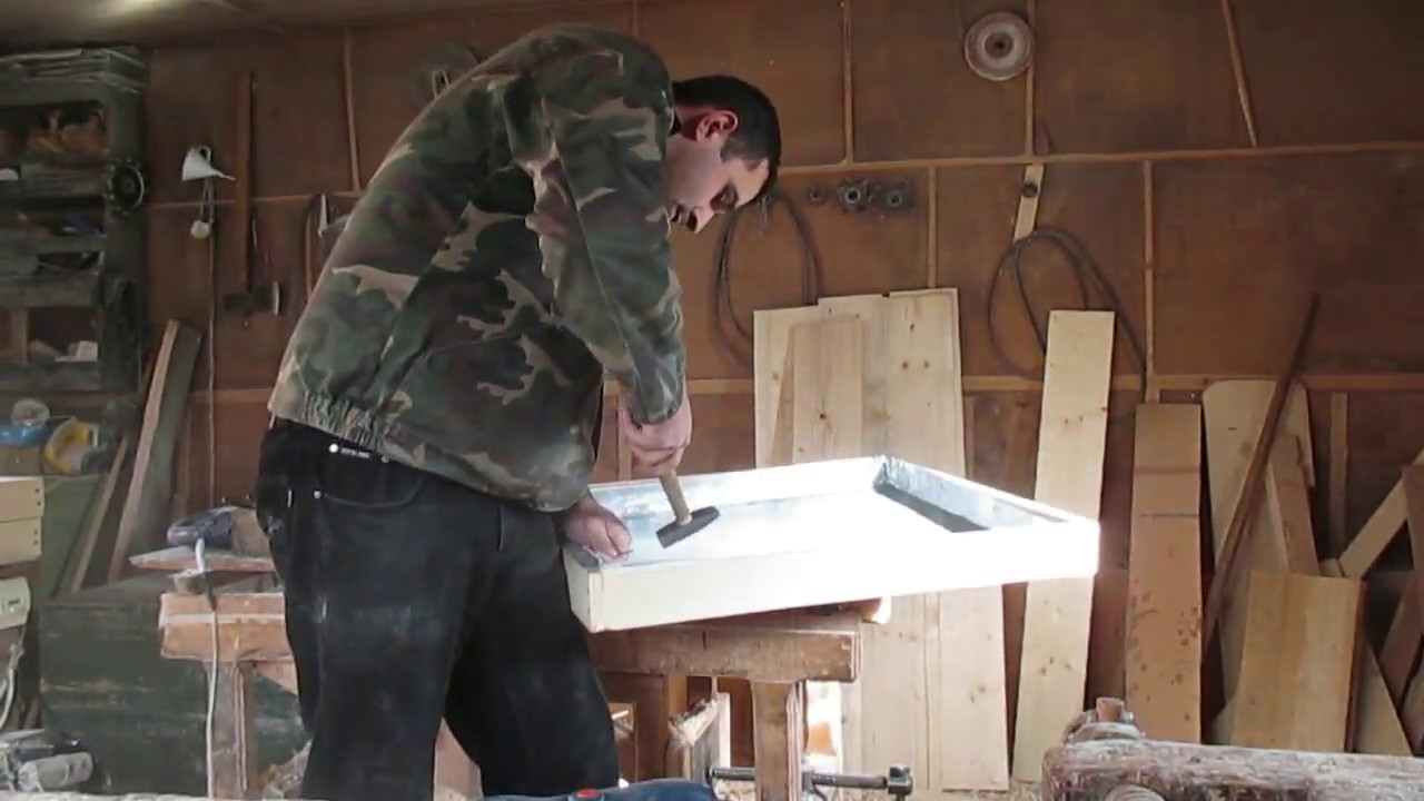 Confectionarea tavilor la custile de iepuri