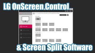 LG OnScreen Control & Screen Split Software 2.0 - Demoed on the 43UD79 43