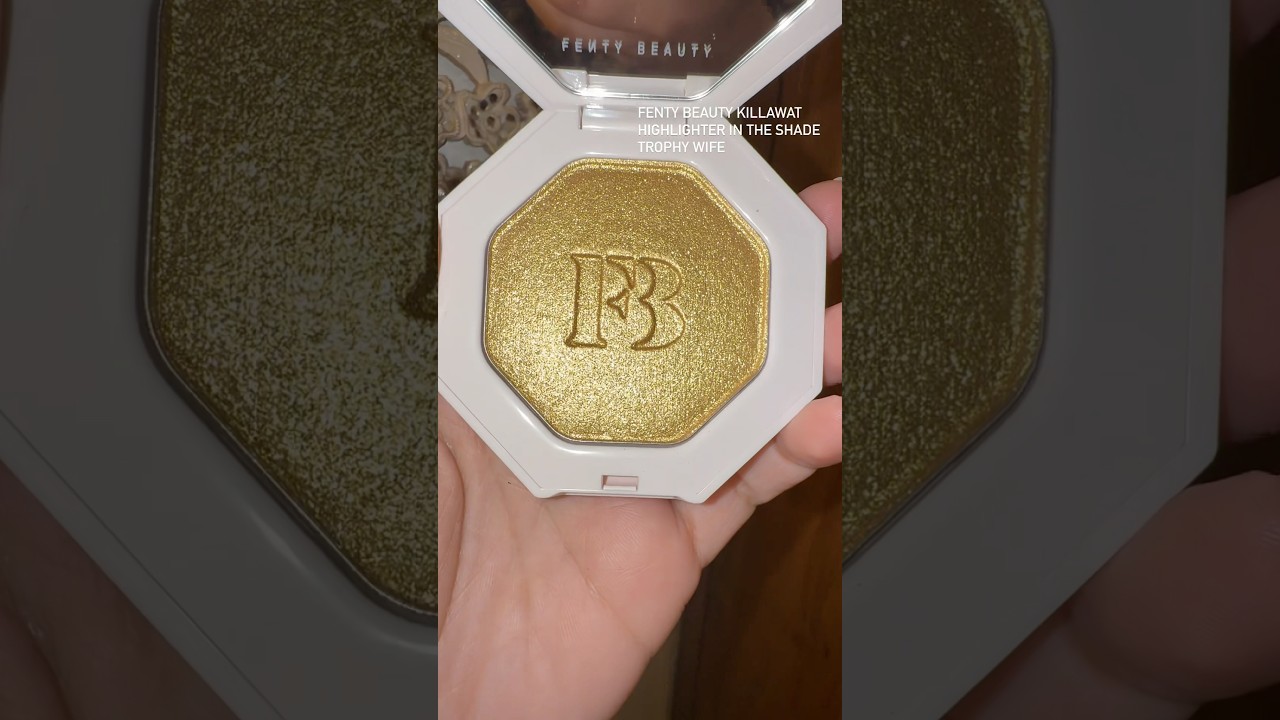 Fenty beauty highlighter in the shade trophy wife @fentybeauty #highlighter #fentybeauty #killawat