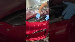 @stekusa  DYNO storm tinted #ppf on a #tesla #models headlight.