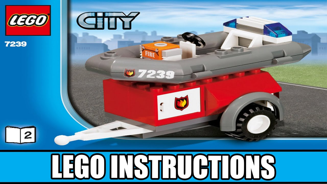 LEGO Instructions | City | 7239 | Fire Truck - YouTube