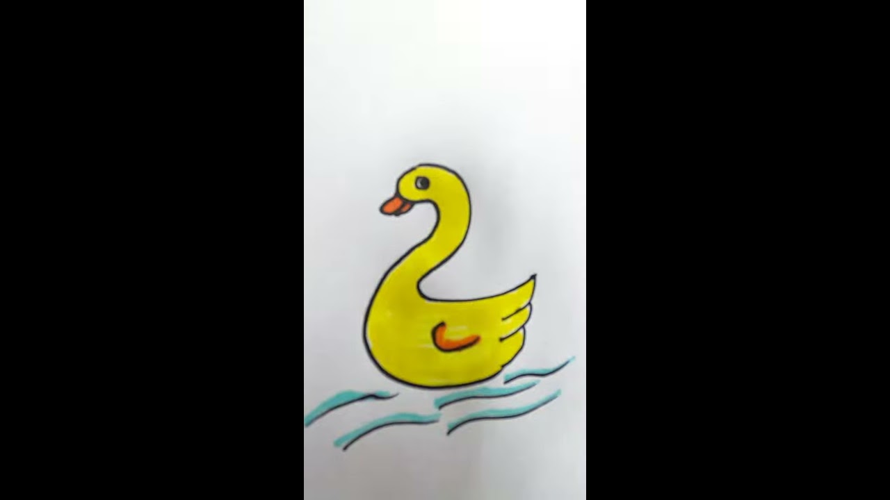 Draw The Duck | How To Draw The Duck From Number 2 | How To Draw Duck From  Number 2 - Youtube