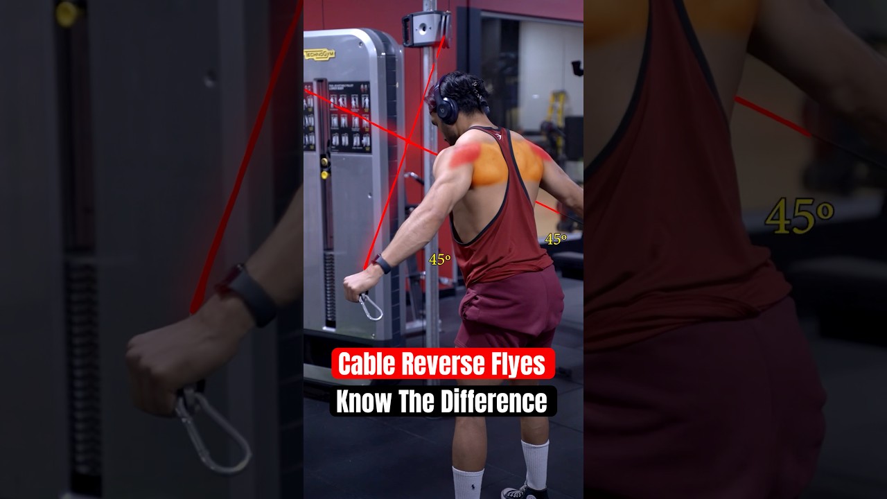 Cable Reverse Flyes: Know The Difference ⚠️ 