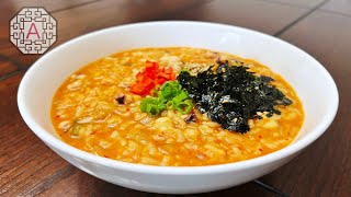 Seriously, I can eat this Korean porridge every day. (낙지 김치 죽, feat. 본죽) | Aeri's Kitchen