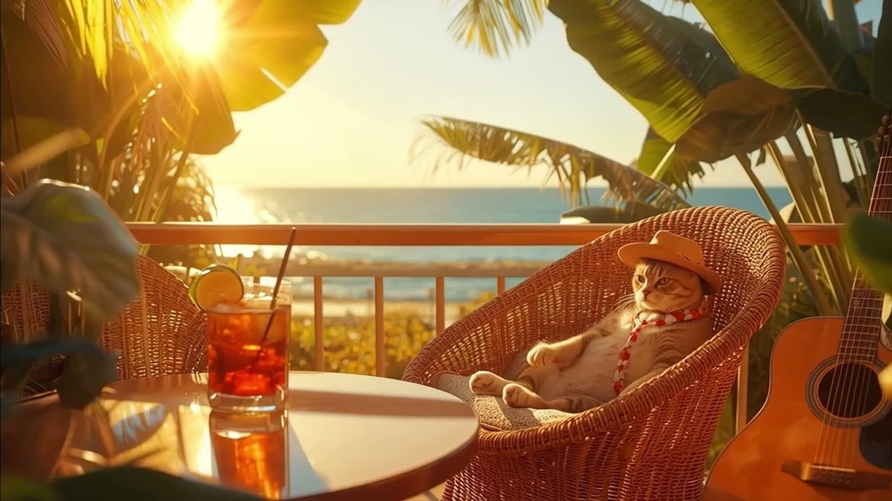 Bossa Nova Jazz for Summer Relaxation Sunny Cafe Music & Chill Background BGM ☀️ 나른한 여름 휴식 보사노바 재즈