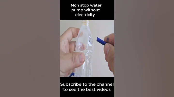 Diy - Non stop water pump without electricity using waste plastic bottle at home 💎💎💎 #Volcano