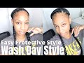 Easy Protective Style! Feed-In Braids #growthchallenge
