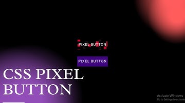 CSS Pixel Button Hover Animation Effects | CSS3 Hover Effects