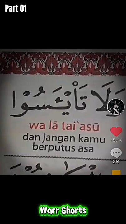 bahkan kata yang terlihat buruk pun memiliki arti yang bermakna🥀 || Part 01