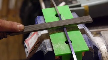 Thumb gimping jimping... how to Knife making