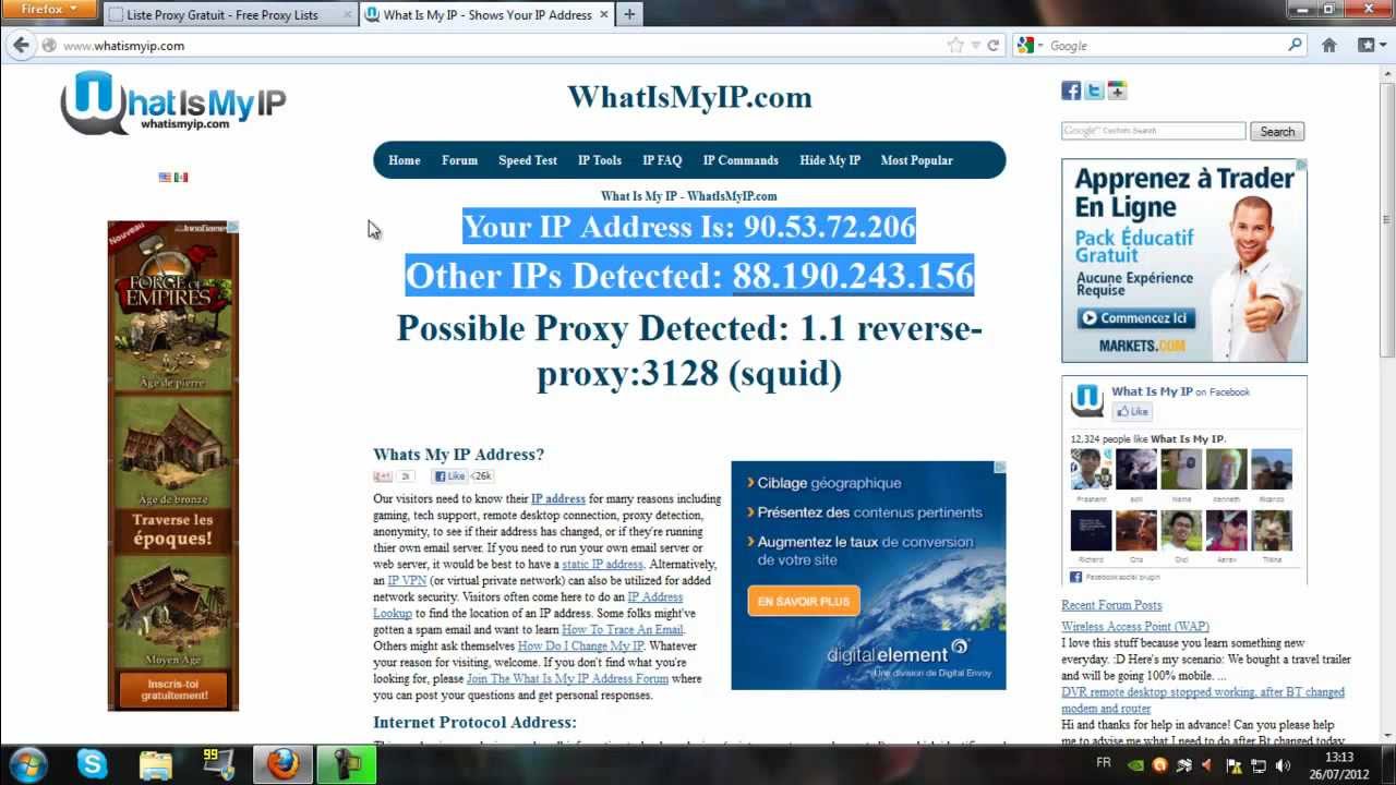 comment changer son ip dofus