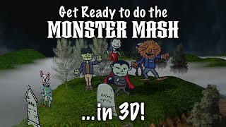 Halloween Monster Mash 2021 - 3D Fun for VR headset and anaglyph glasses - Blender Grease Pencil